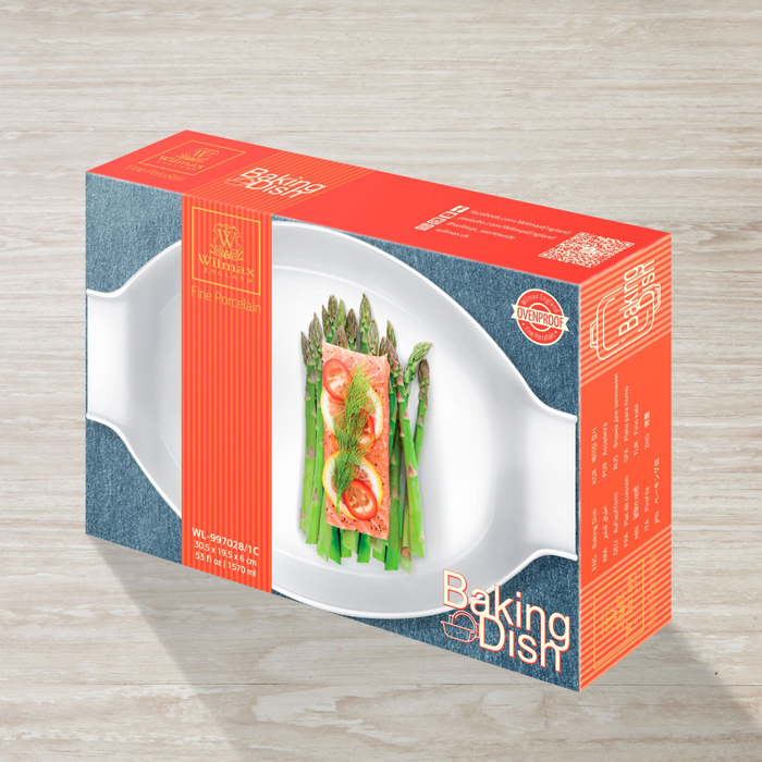 форма для запекания с ручками 30,5x19,5x6 см wl‑997028/1c Wilmax (photo 2)