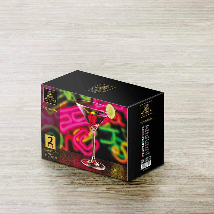 Набор из 2-х бокалов для мартини 290 мл wl‑888053/2c Wilmax (photo 3)