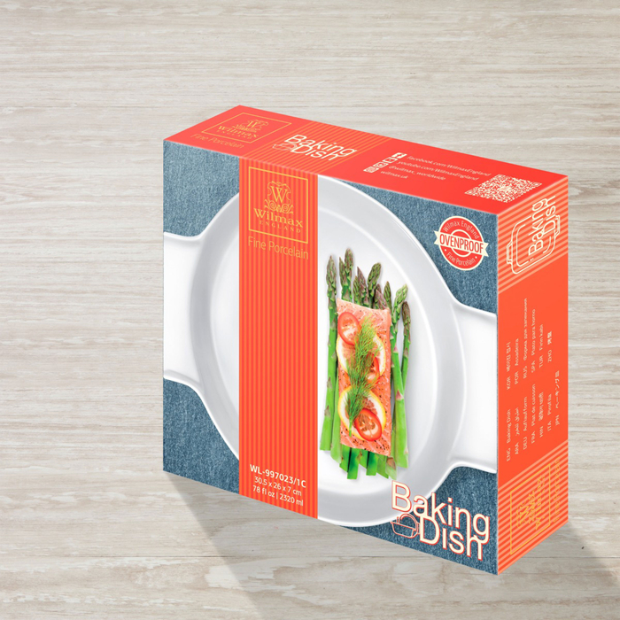 форма для запекания с ручками 30,5x26x7 см wl‑997023/1c Wilmax (photo 2)