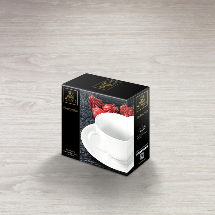 чашка для капучино и блюдце 180 мл wl‑993001/1c Wilmax (photo 2)