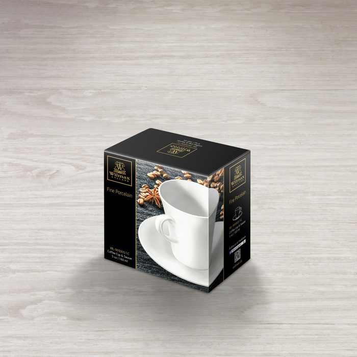 чашка кофейная и блюдце 160 мл wl‑993005/1c Wilmax (photo 2)