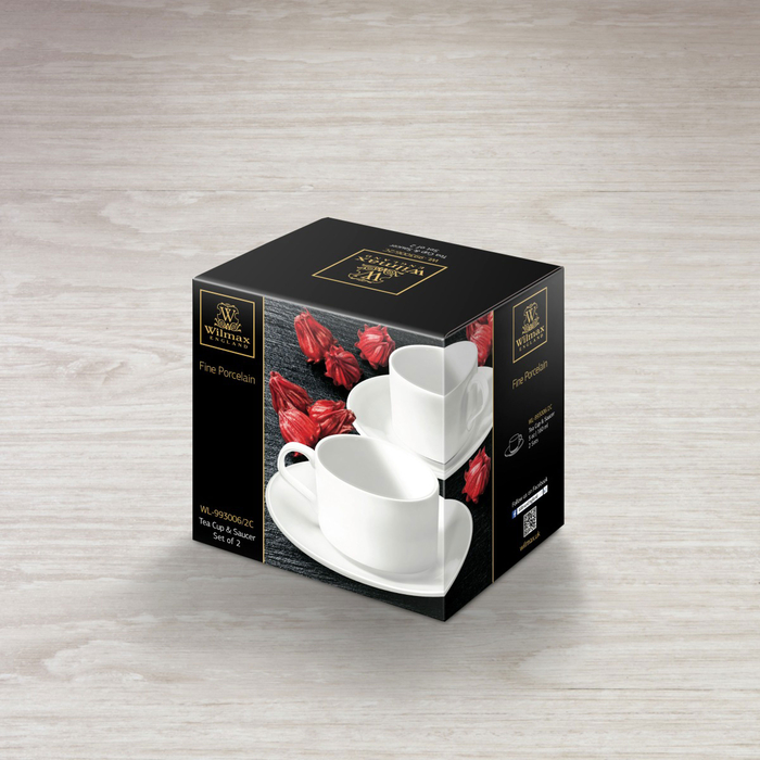 Набор из 2-х чайных чашек с блюдцами 160 мл wl‑993006/2c Wilmax (photo 2)