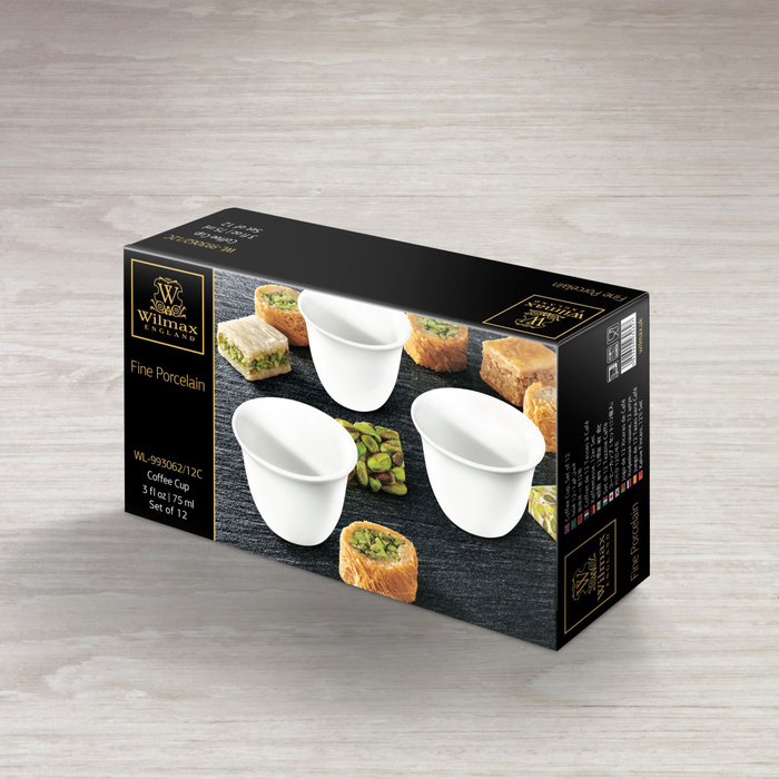 Набор из 12-ти кофейных чашек 75 мл wl‑993062/12c Wilmax (photo 2)