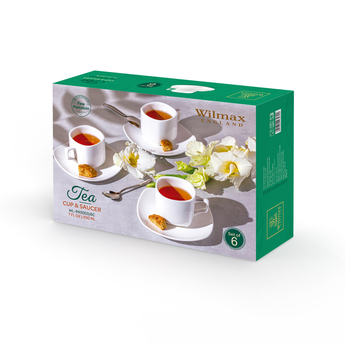 Набор из 6-ти чайных чашек с блюдцами 200 мл wl‑993003/6c Wilmax (photo 2)