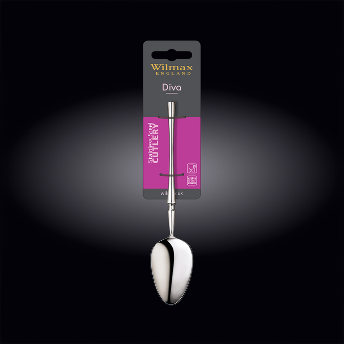 Ложка салатная/десертная 18,5 см на блистере wl‑999508/1b Wilmax (photo 2)