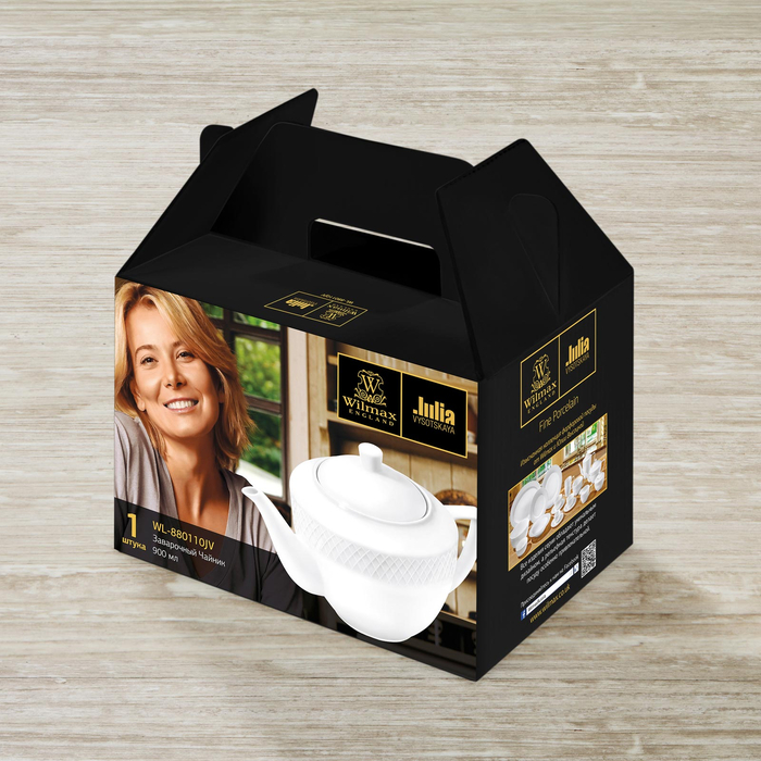 чайник заварочный 900 мл wl‑880110‑jv/1c Wilmax (photo 3)