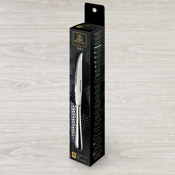 Набор из 6-ти ножей для стейка 23,5 см wl‑999115/6c Wilmax (photo 2)