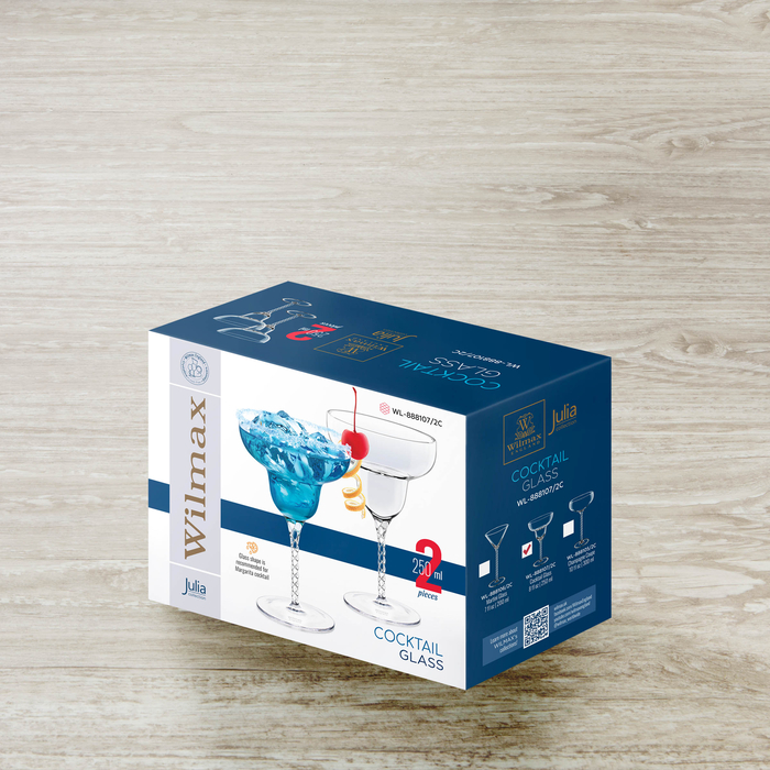 Набор из 2-х бокалов для коктейлей 250 мл wl‑888107/2c Wilmax (photo 2)