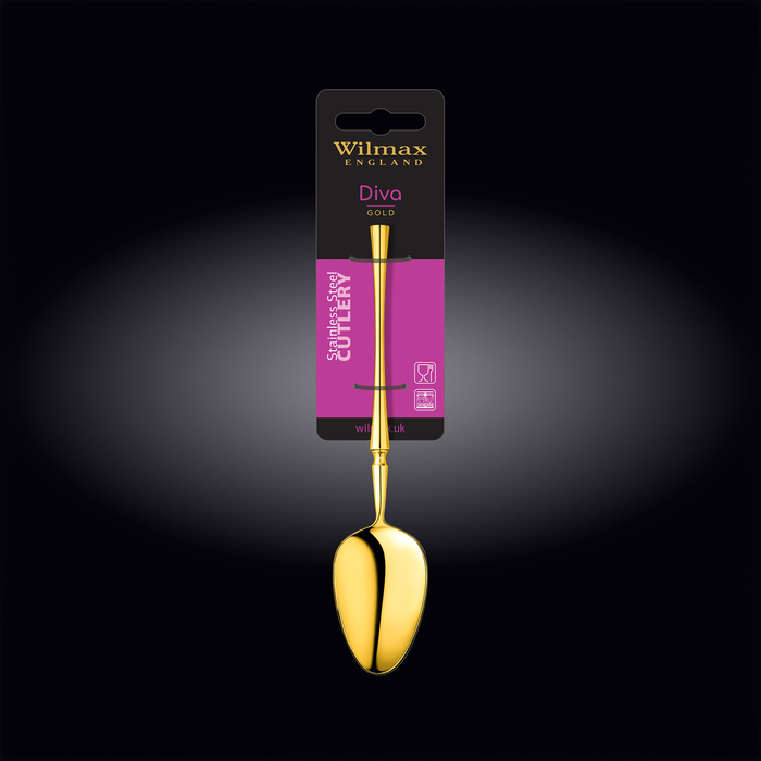 Ложка салатная/десертная 18,5 см на блистере wl‑999523/1b Wilmax (photo 2)