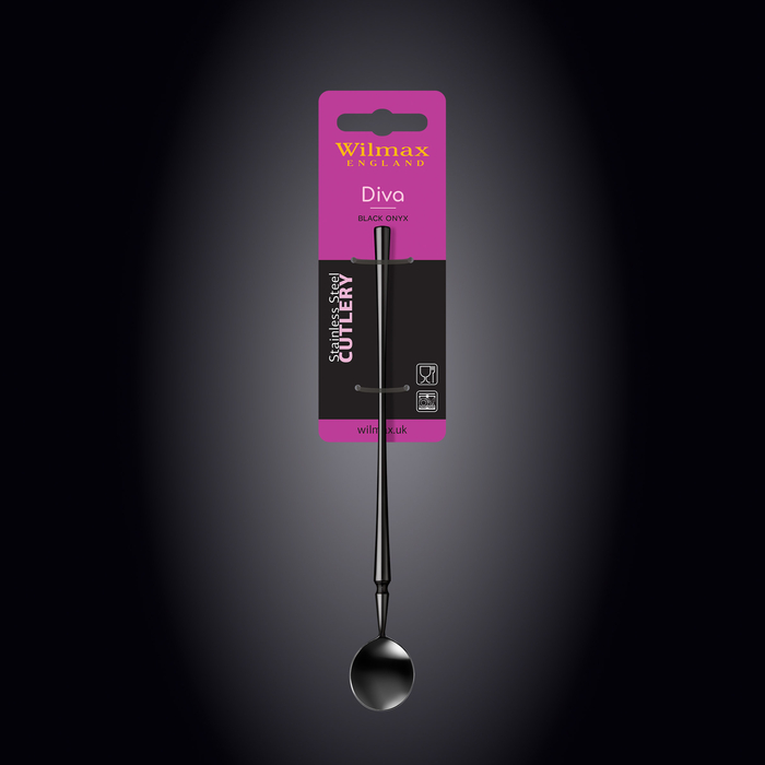 Ложка коктейльная 20,5 см на блистере wl‑999539/1b Wilmax (photo 2)