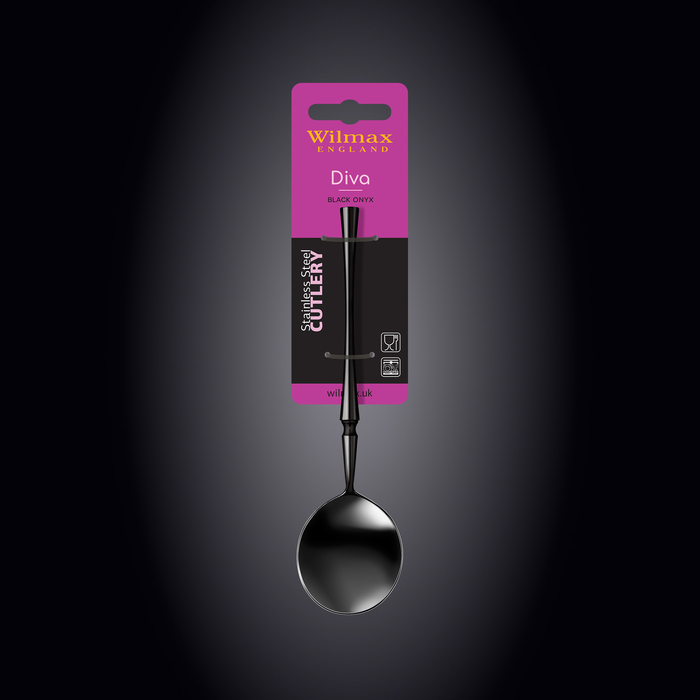 Ложка суповая 18 см на блистере wl‑999544/1b Wilmax (photo 2)