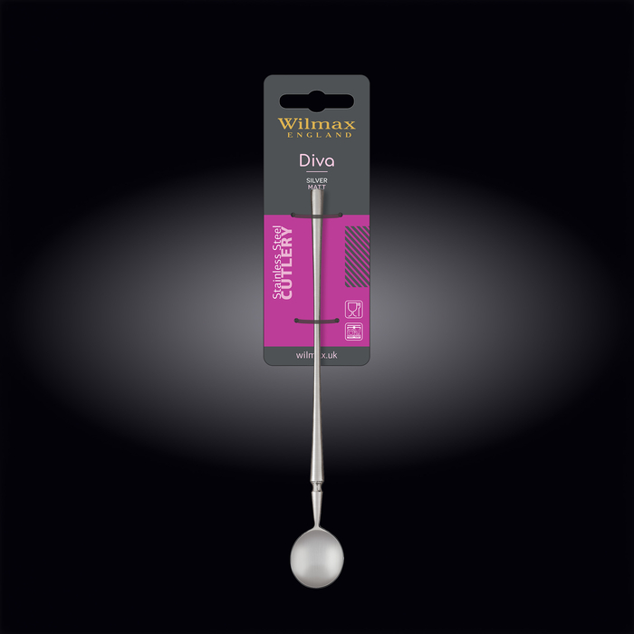Ложка коктейльная 20,5 см на блистере wl‑999554/1b Wilmax (photo 2)