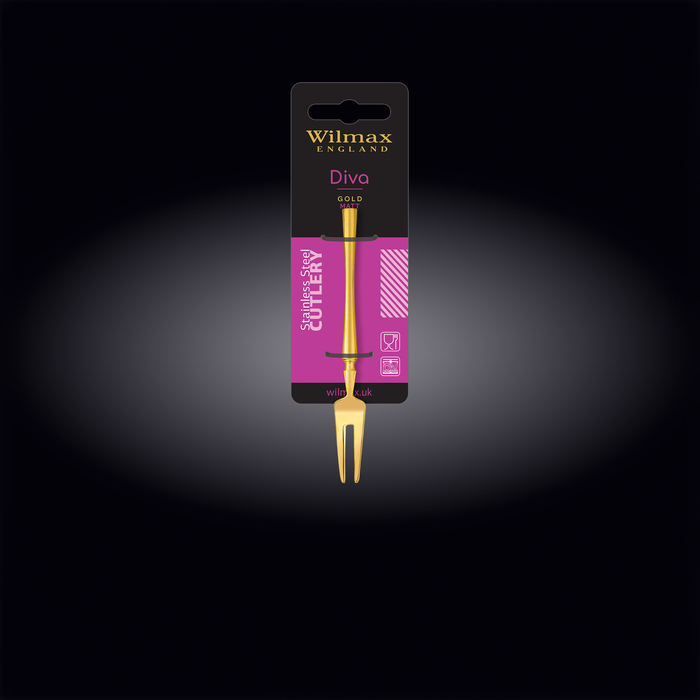 Вилка для фруктов 11,5 см на блистере wl‑999573/1b Wilmax (photo 2)