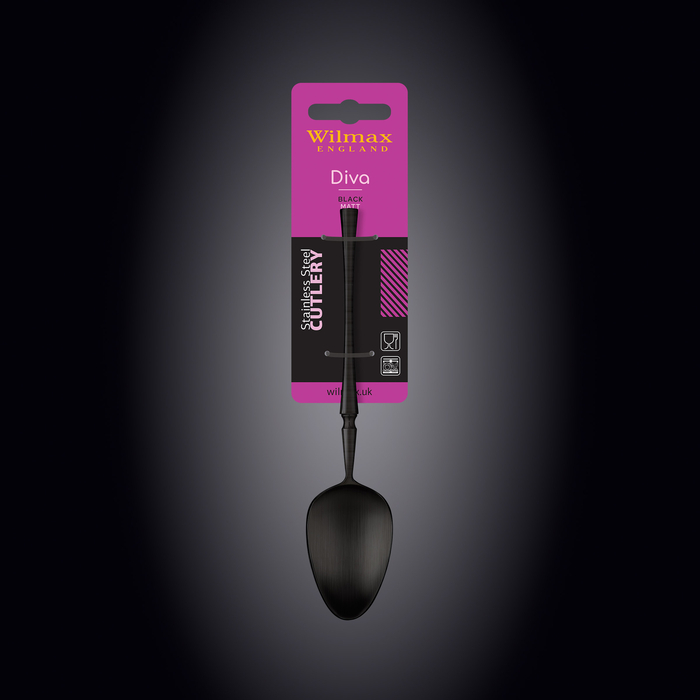 Ложка салатная/десертная 18,5 см на блистере wl‑999583/1b Wilmax (photo 2)