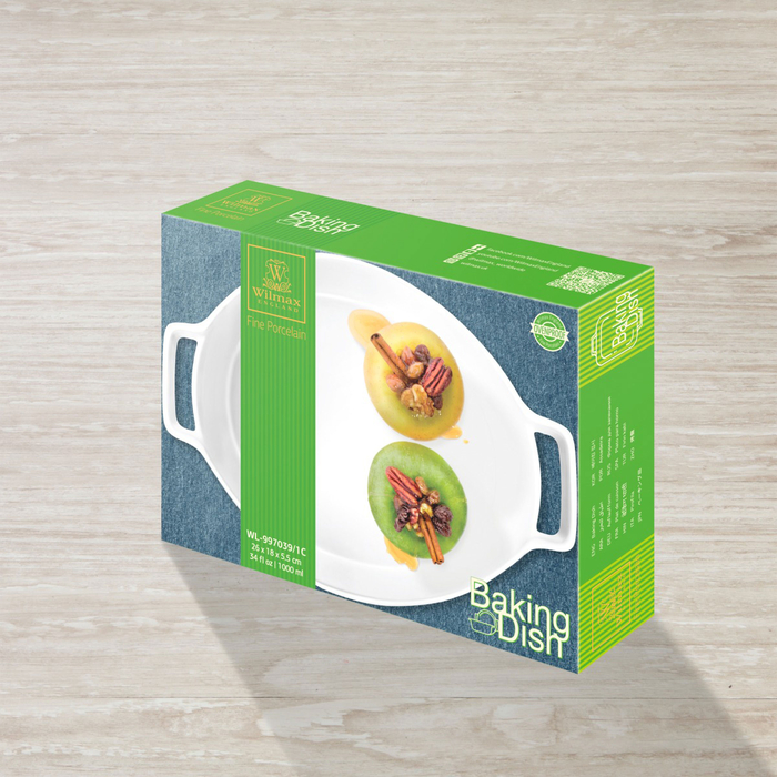 форма для запекания с ручками 26x18x5,5 см wl‑997039/1c Wilmax (photo 2)