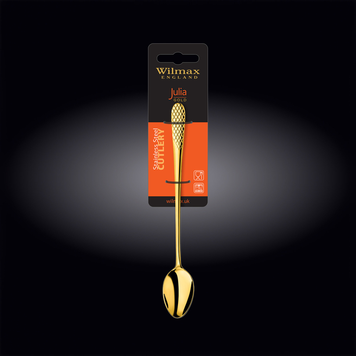 Ложка коктейльная на блистере 19,5 см wl‑999240/1b Wilmax (photo 2)