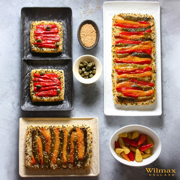 Блюдо прямоугольное 2-х секционное 27x13 см wl‑661135/a Wilmax (photo 4)