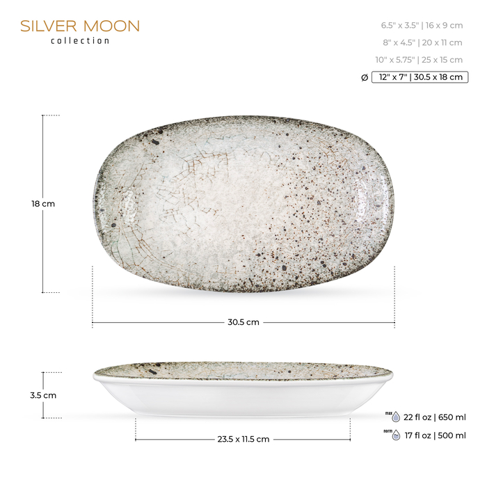 Блюдо суперэллипс 30.5x18 см wl‑671244/a Wilmax (photo 3)