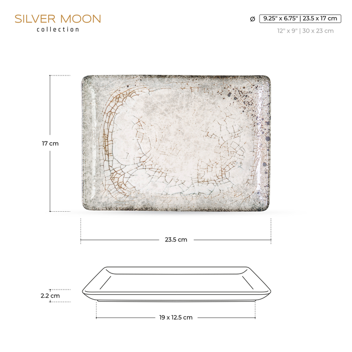 Блюдо прямоугольное 23.5x17 см wl‑671251/a Wilmax (photo 2)