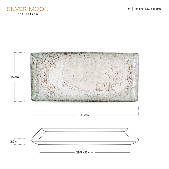 Блюдо прямоугольное 33x15 см  wl‑671253/a Wilmax (photo 2)