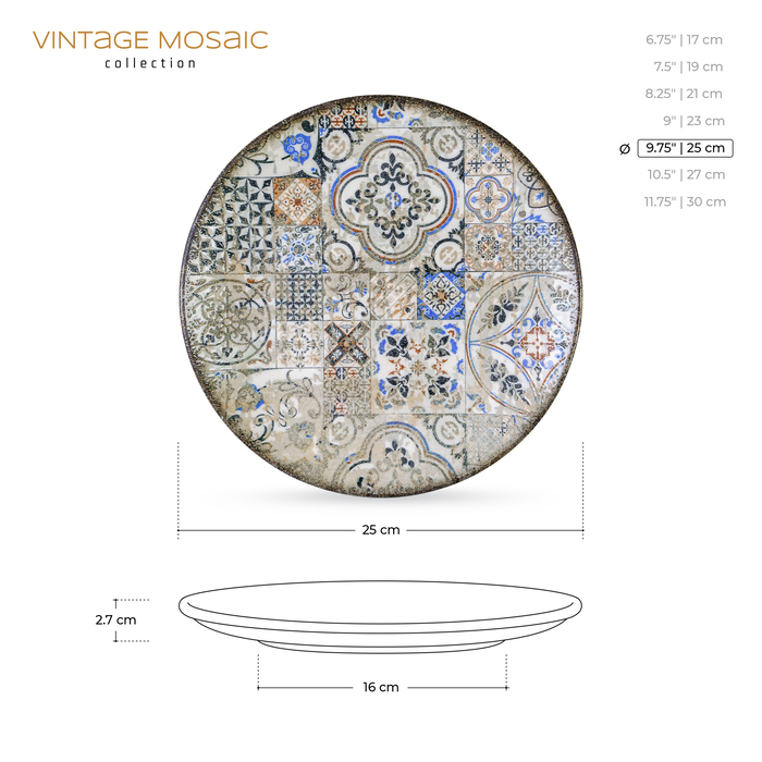 тарелка круглая 25 см wl‑671305/a Wilmax (photo 2)