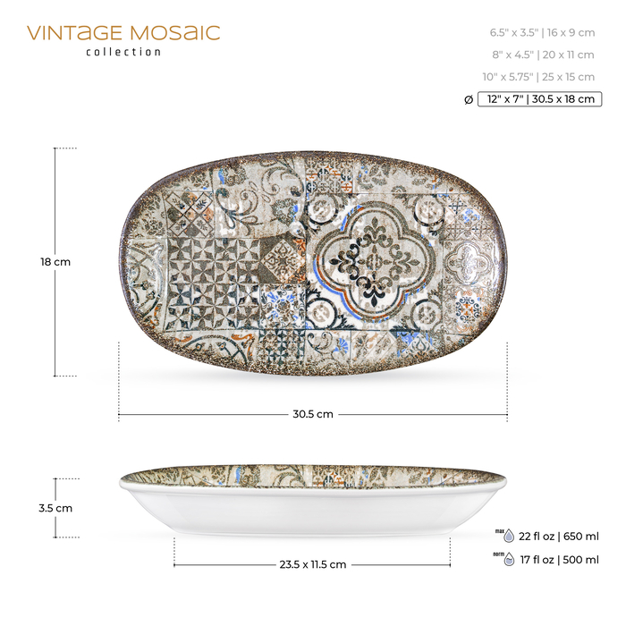 Блюдо суперэллипс 30.5x18 см wl‑671344/a Wilmax (photo 3)