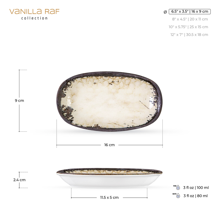 Блюдо суперэллипс 16x9 см wl‑671441/a Wilmax (photo 3)