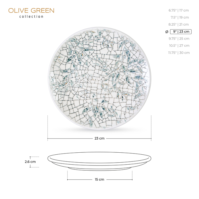 тарелка круглая 23 см wl‑671504/a Wilmax (photo 2)