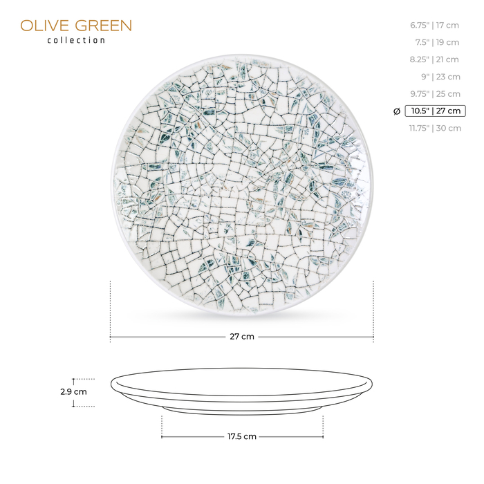 тарелка круглая 27 см wl‑671506/a Wilmax (photo 2)