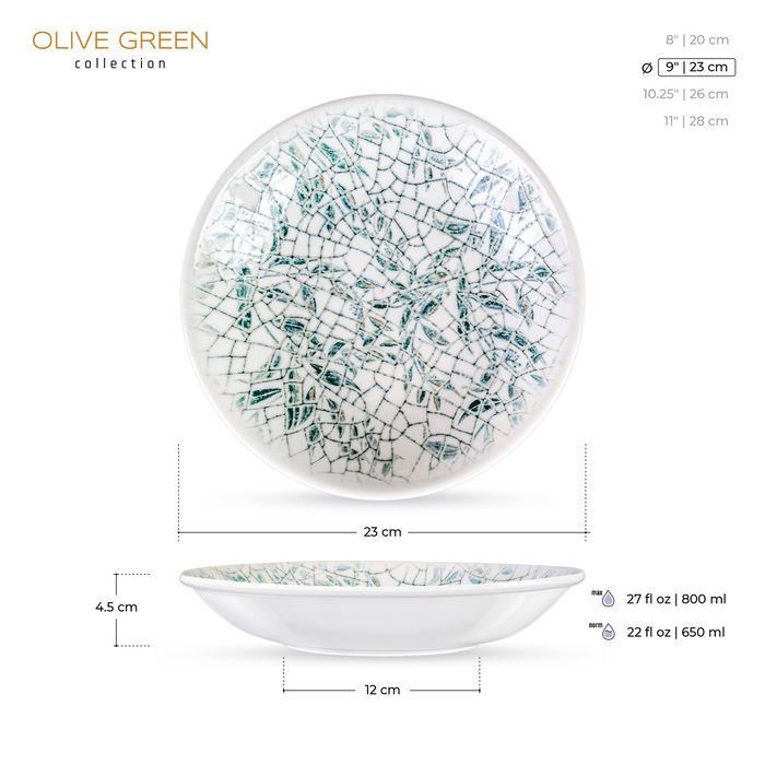 тарелка глубокая 23 см wl‑671512/a Wilmax (photo 3)