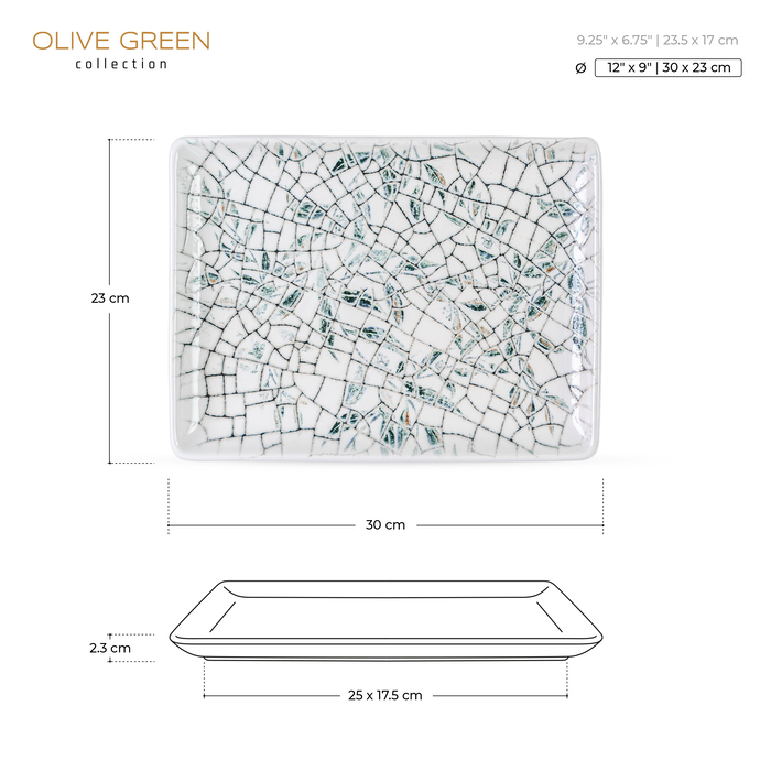 Блюдо прямоугольное 30x23 см wl‑671552/a Wilmax (photo 2)