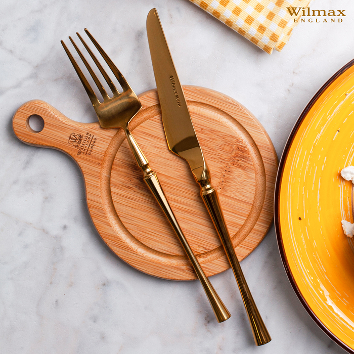 Доска сервировочная с ручкой круглая 21,5x15 см wl‑771095/a Wilmax (photo 2)