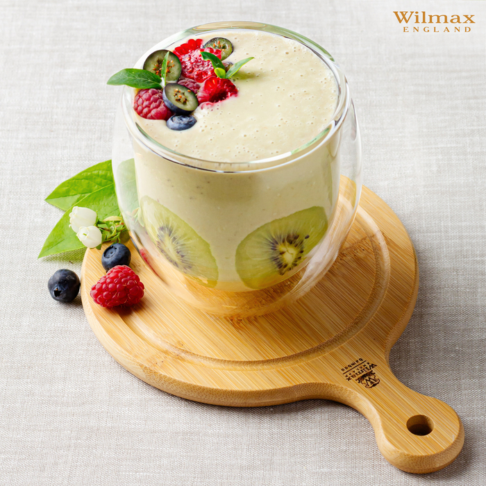 Доска сервировочная с ручкой круглая 21,5x15 см wl‑771095/a Wilmax (photo 5)