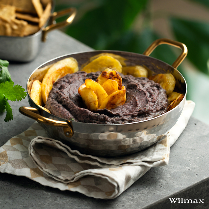 Мини-сковородка сервировочная глубокая круглая с ручками wl‑554132/s Wilmax (photo 2)