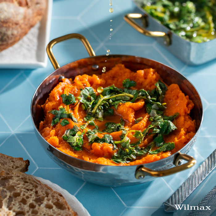 Мини-сковородка сервировочная глубокая круглая с ручками wl‑554131/s Wilmax (photo 4)