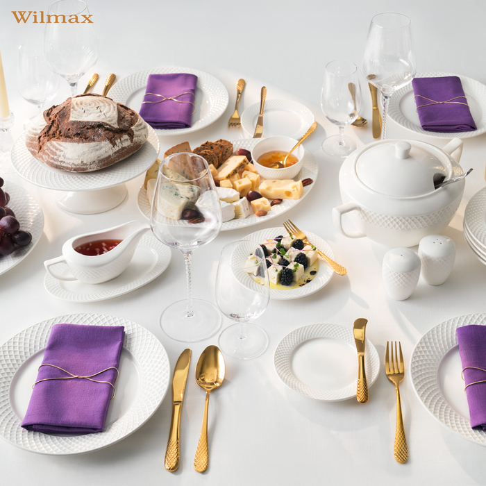 Набор из 2-х обеденных тарелок 25,5 см wl‑880101/2c Wilmax (photo 3)