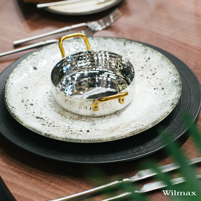 Мини-сковородка сервировочная круглая с ручками wl‑554102/s Wilmax (photo 2)