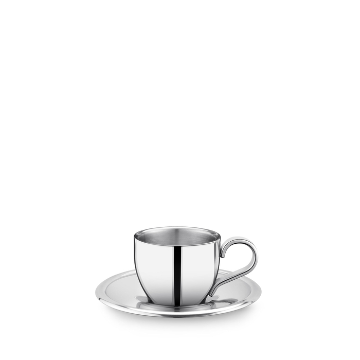 чашка кофейная двустенная и блюдце 80 мл wl‑517.210.110/ab Wilmax (photo 1)